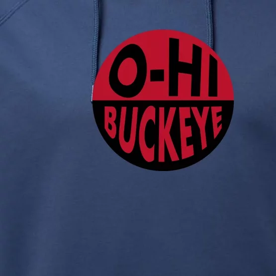 OhHi Buckeye Performance Fleece Hoodie