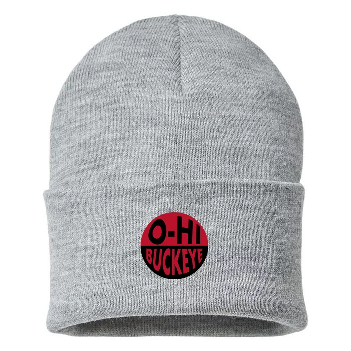 OhHi Buckeye Sustainable Knit Beanie