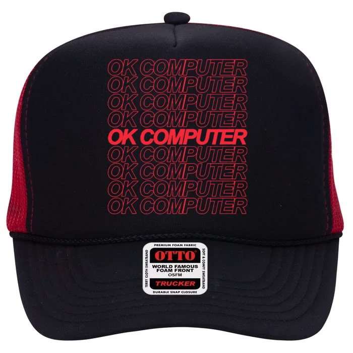 Ok Boomer High Crown Mesh Trucker Hat