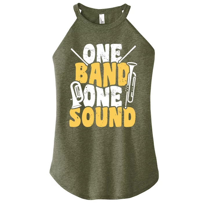 One Band One Sound Marching Band Senior Drumline Women’s Perfect Tri Rocker Tank