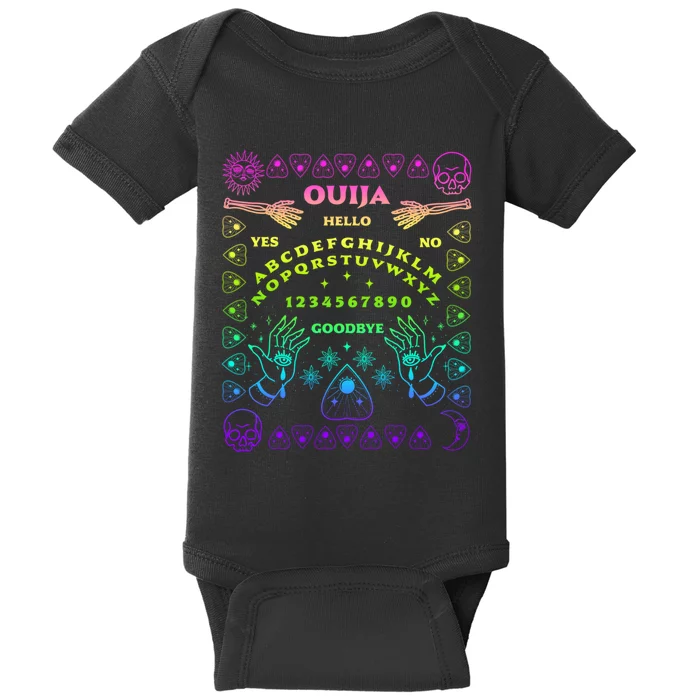 Ouija Board Pastel Goth Witchcraft Witch Wicca Tarot Spirit Baby Bodysuit