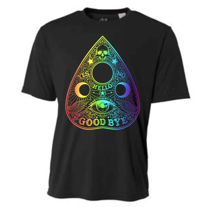 Ouija Board Planchette Gothic Paranormal Halloween Costume Gift Cooling Performance Crew T-Shirt