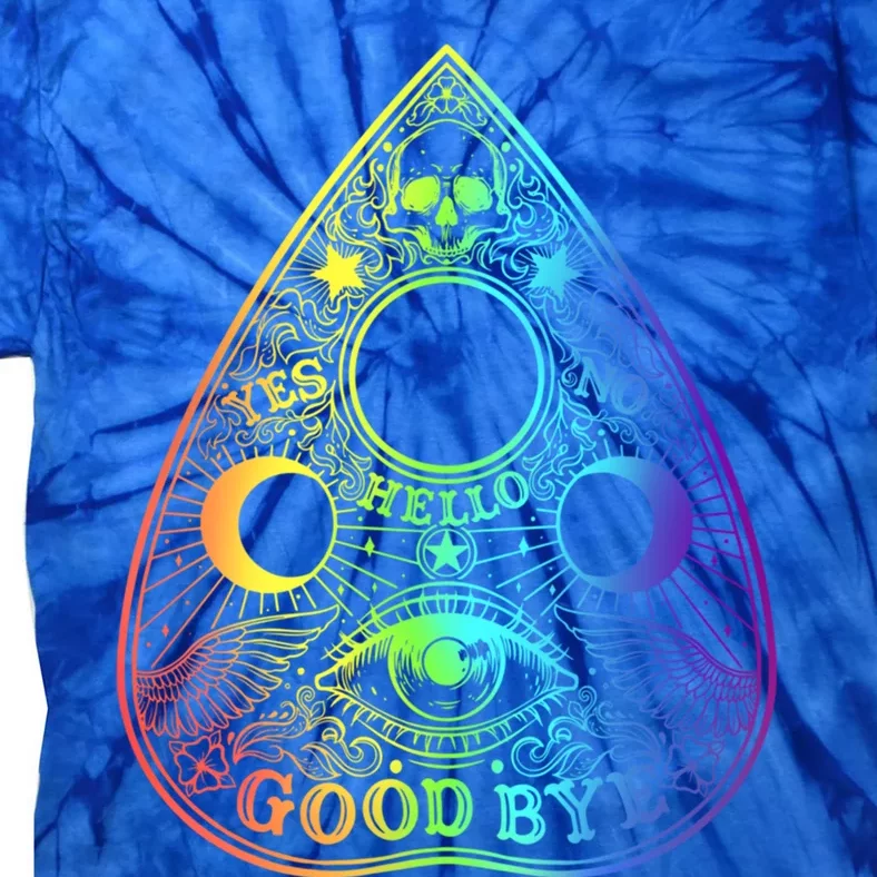 Ouija Board Planchette Gothic Paranormal Halloween Costume Gift Tie-Dye T-Shirt