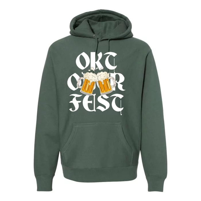 Oktoberfest Beer Party Festive Holiday Premium Hoodie