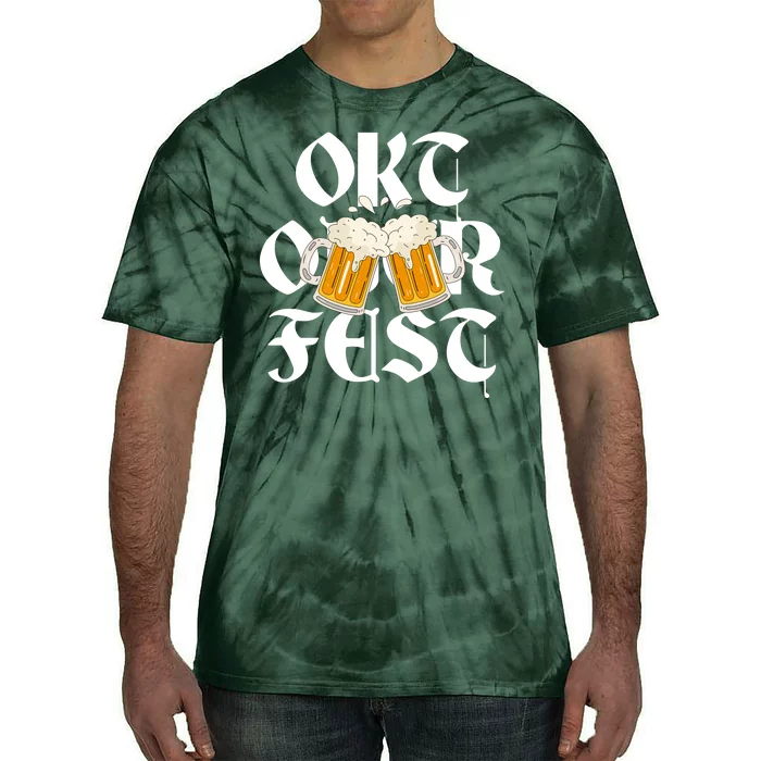 Oktoberfest Beer Party Festive Holiday Tie-Dye T-Shirt