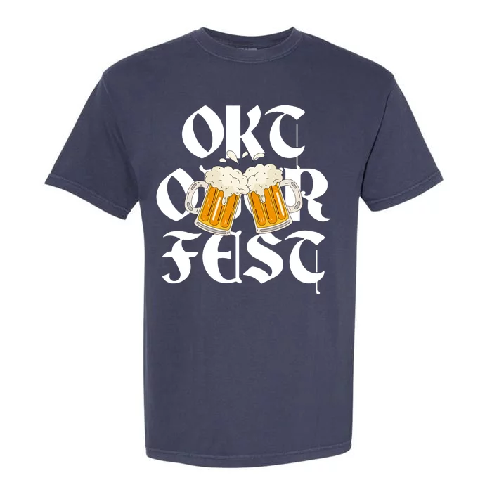 Oktoberfest Beer Party Festive Holiday Garment-Dyed Heavyweight T-Shirt