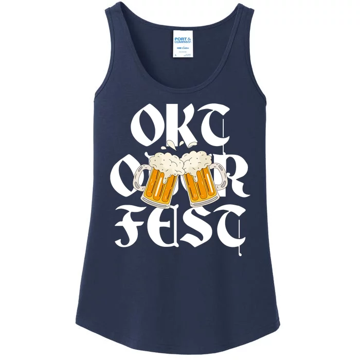 Oktoberfest Beer Party Festive Holiday Ladies Essential Tank