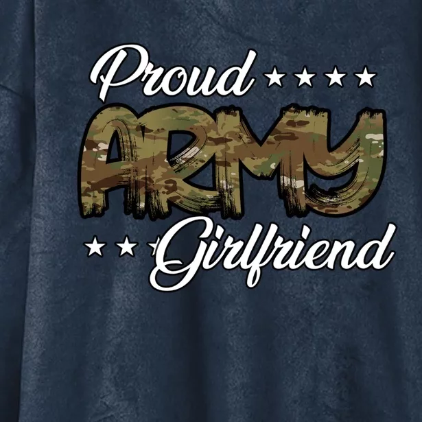 Ocp Bold Proud Army Friend Funny Gift Hooded Wearable Blanket