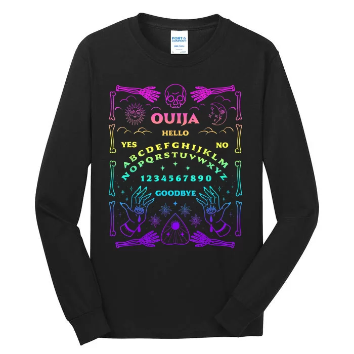 Ouija Board Pastel Goth Witchcraft Witch Wicca Tarot Spirit Tall Long Sleeve T-Shirt