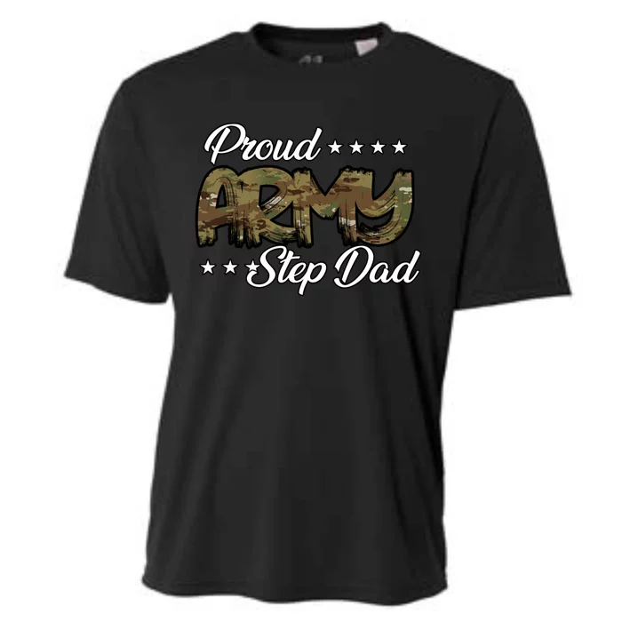 Ocp Bold Proud Army Step Dad Meaningful Gift Cooling Performance Crew T-Shirt