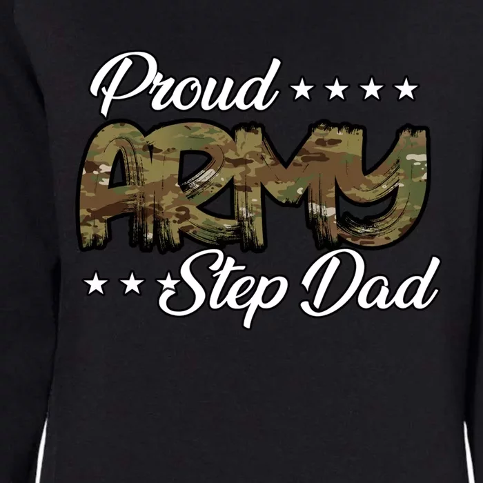 Ocp Bold Proud Army Step Dad Meaningful Gift Womens California Wash Sweatshirt