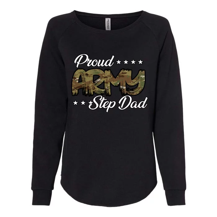 Ocp Bold Proud Army Step Dad Meaningful Gift Womens California Wash Sweatshirt