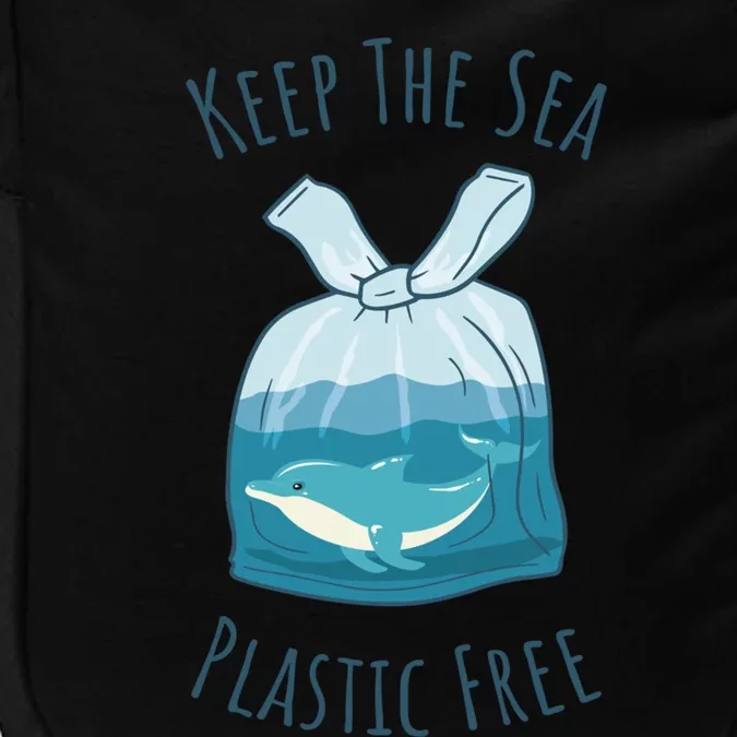 Ocean Ban Plastic Pollution Keep The Sea Plastics Free Gift Impact Tech Backpack