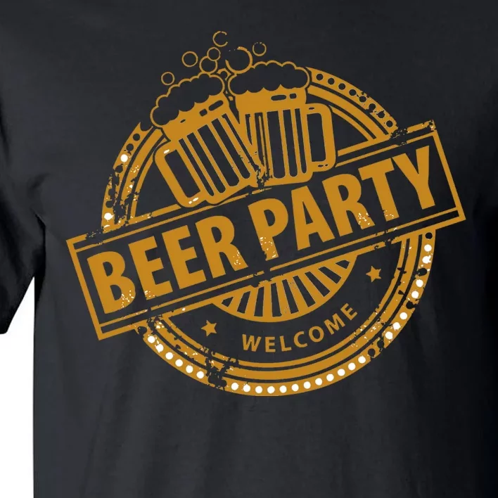 Oktoberfest Beer Party Welcome Tall T-Shirt