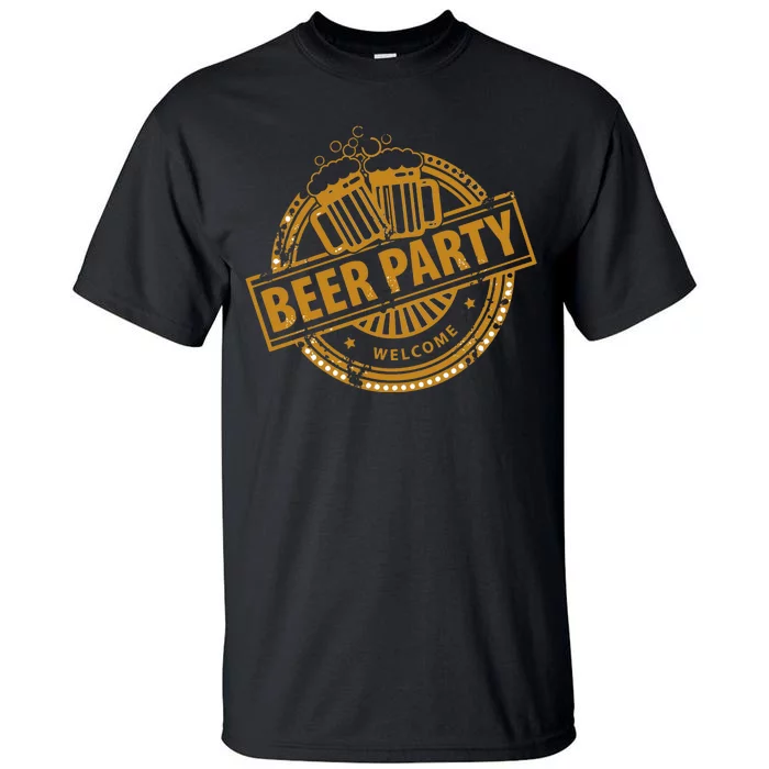 Oktoberfest Beer Party Welcome Tall T-Shirt