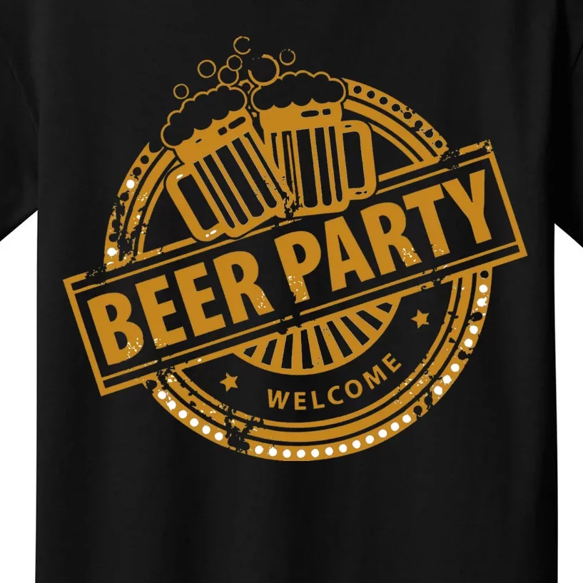 Oktoberfest Beer Party Welcome Kids T-Shirt