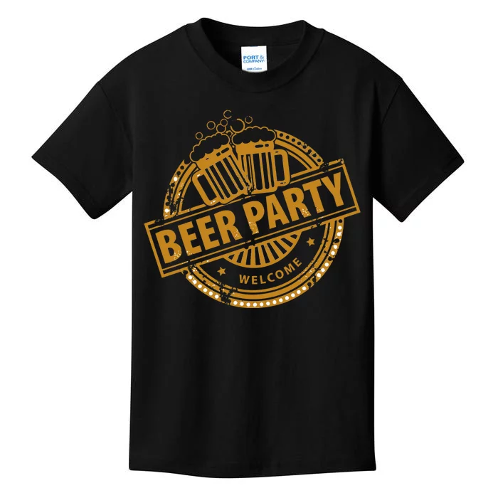 Oktoberfest Beer Party Welcome Kids T-Shirt