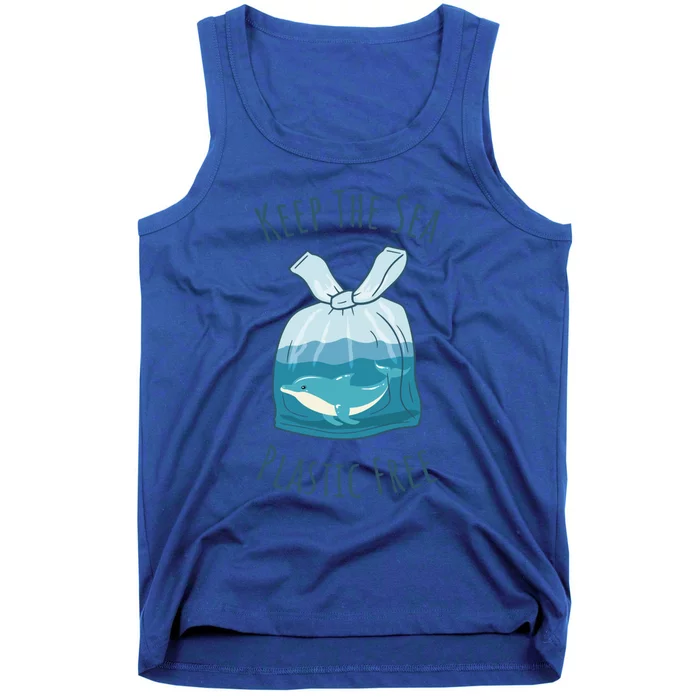 Ocean Ban Plastic Pollution Keep The Sea Plastics Free Gift Tank Top