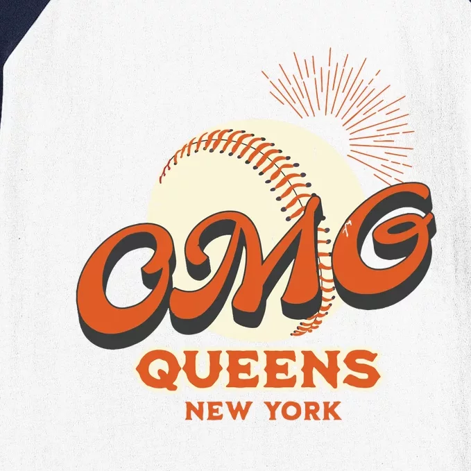 Omg Baseball Queens New York Baseball Sleeve Shirt