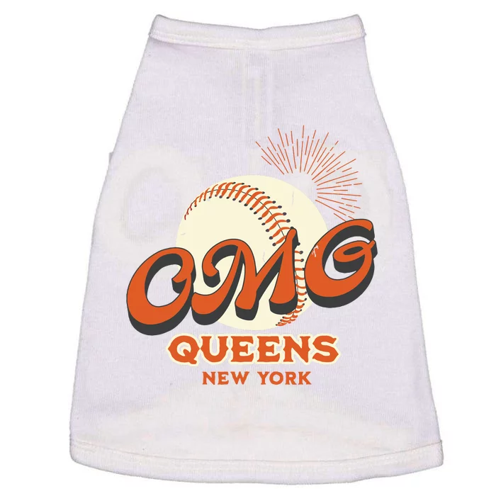 Omg Baseball Queens New York Doggie Tank