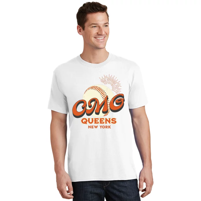 Omg Baseball Queens New York T-Shirt