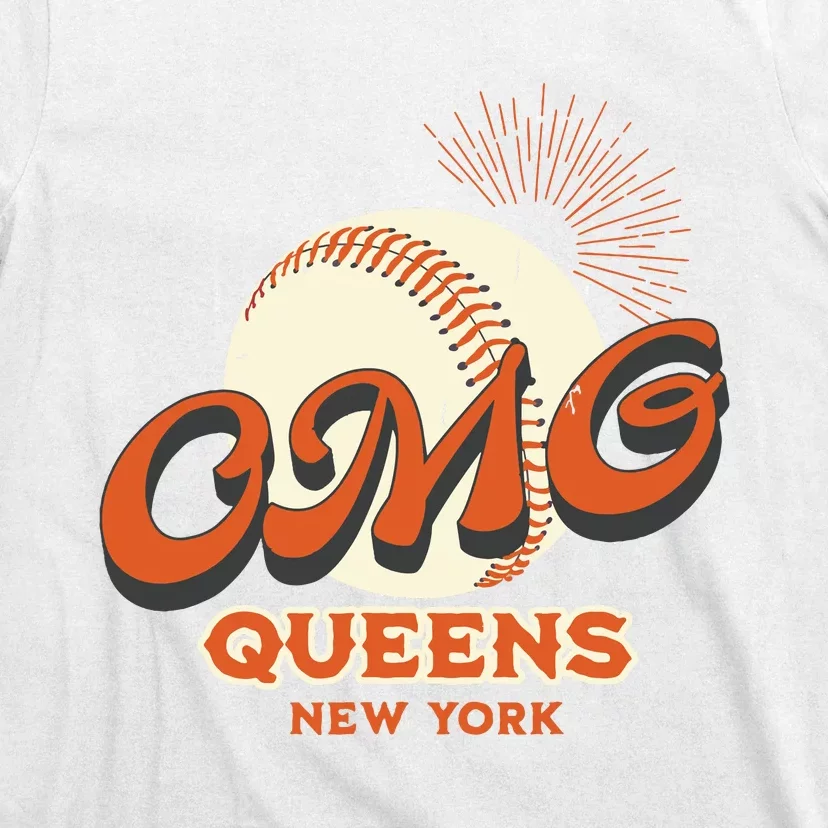 Omg Baseball Queens New York T-Shirt