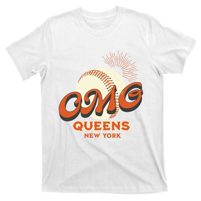 Omg Baseball Queens New York T-Shirt