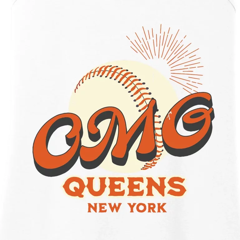 Omg Baseball Queens New York Ladies Essential Tank