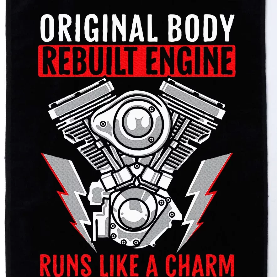 Original Body Rebuilt Engine Runs Like A Charm Heart Surgery Platinum Collection Golf Towel