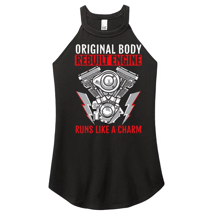 Original Body Rebuilt Engine Runs Like A Charm Heart Surgery Women’s Perfect Tri Rocker Tank