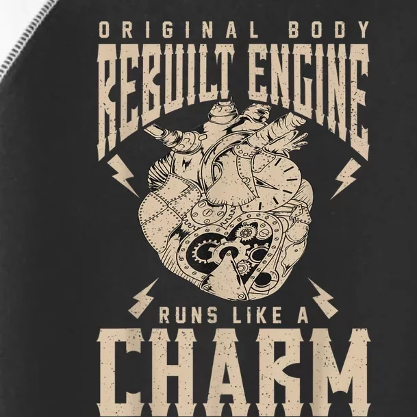 Original Body Rebuilt Engine Runs Like A Charm Open Heart Toddler Fine Jersey T-Shirt