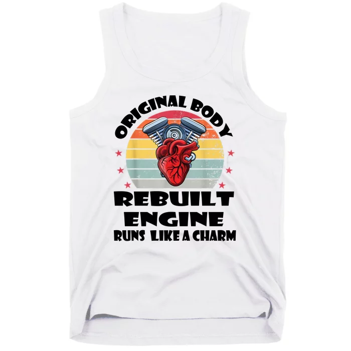 Original Body Rebuilt Engine Runs Like A Charm Car Engine Heart Tank Top