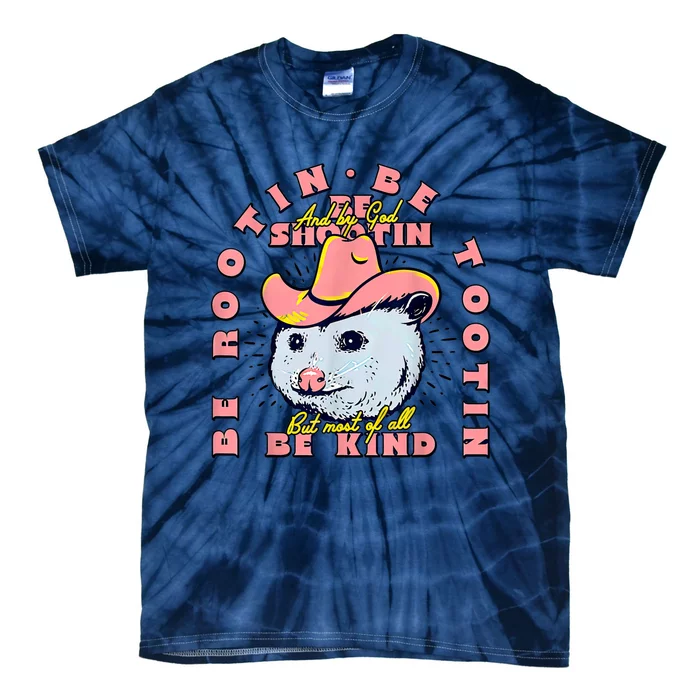 Opossum Bee Rootin Be Tootin Most Of All Be Kind Vintage Tie-Dye T ...