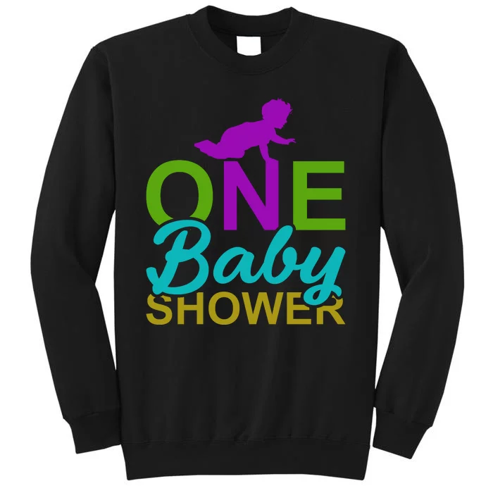 One Baby Shower Sweatshirt