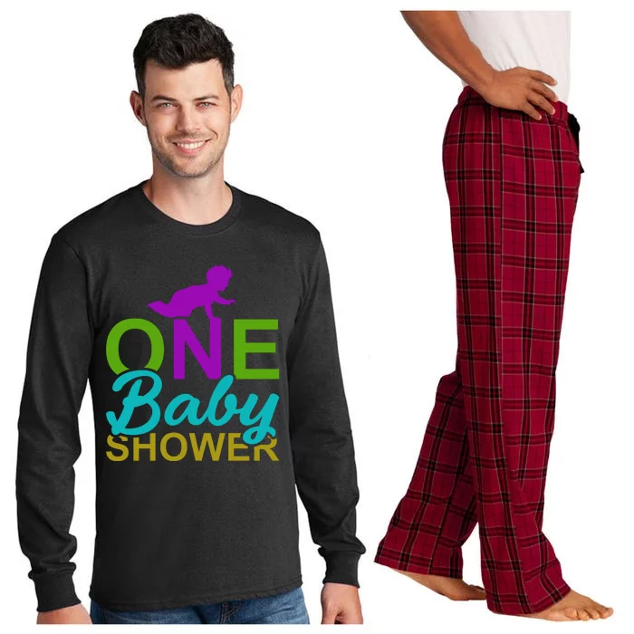 One Baby Shower Long Sleeve Pajama Set