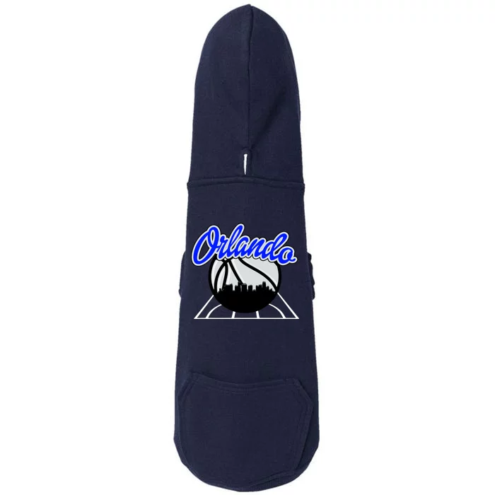 Orlando Basketball Skyline Doggie 3-End Fleece Hoodie