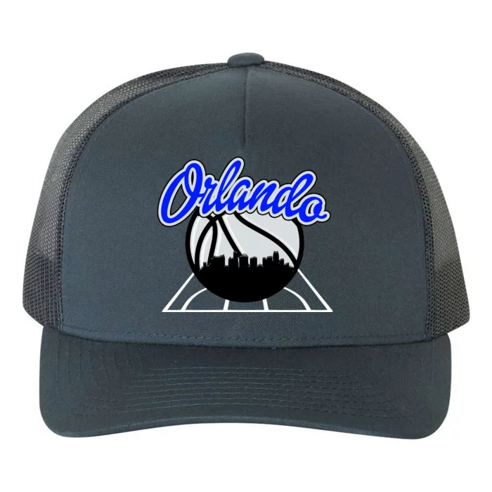 Orlando Basketball Skyline Yupoong Adult 5-Panel Trucker Hat