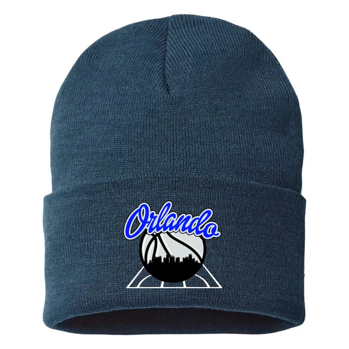 Orlando Basketball Skyline Sustainable Knit Beanie