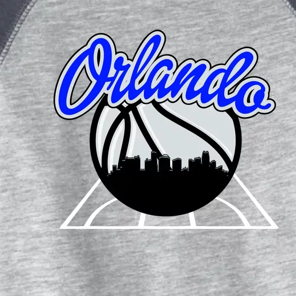 Orlando Basketball Skyline Toddler Fine Jersey T-Shirt