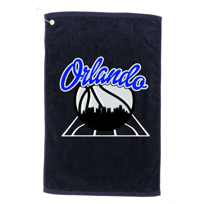 Orlando Basketball Skyline Platinum Collection Golf Towel