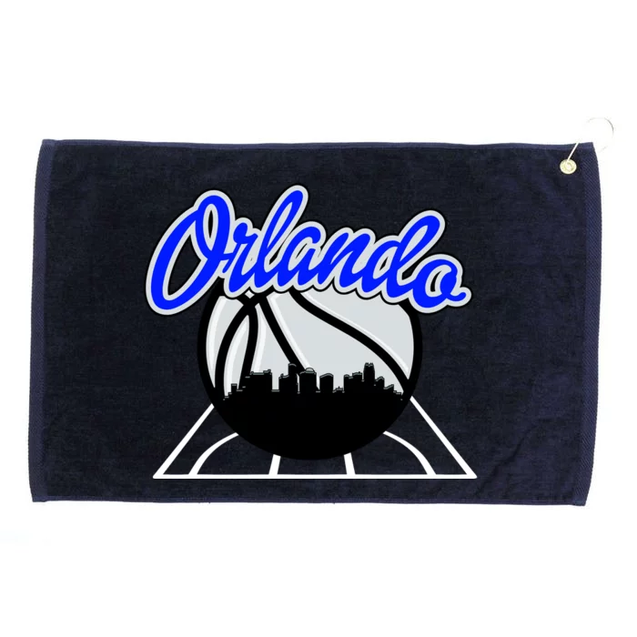 Orlando Basketball Skyline Grommeted Golf Towel