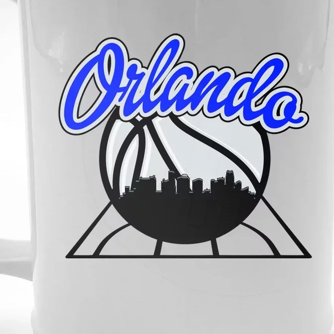 Orlando Basketball Skyline Front & Back Beer Stein