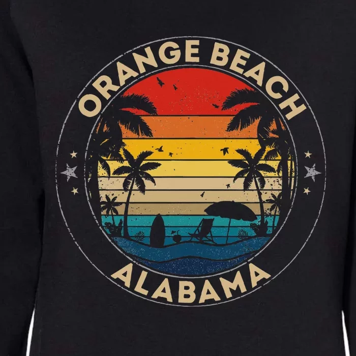 Orange Beach Souvenir Alabama Reminder Womens California Wash Sweatshirt