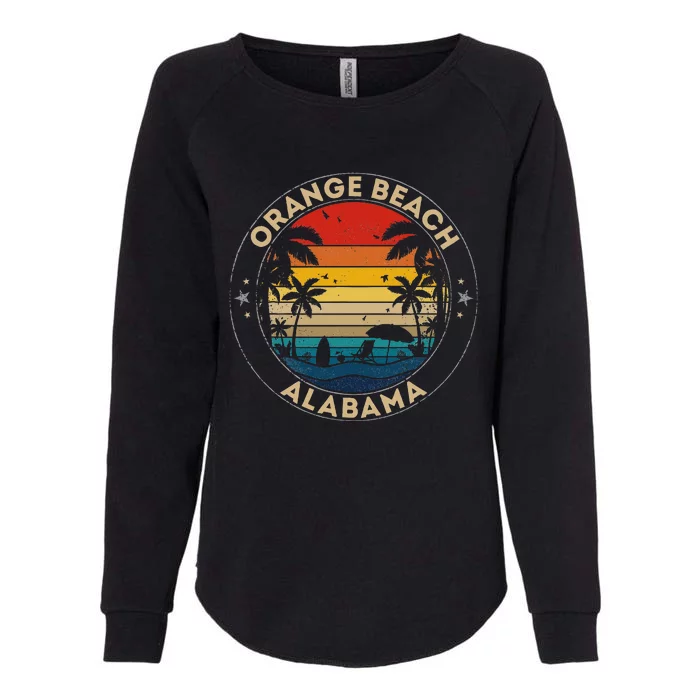 Orange Beach Souvenir Alabama Reminder Womens California Wash Sweatshirt