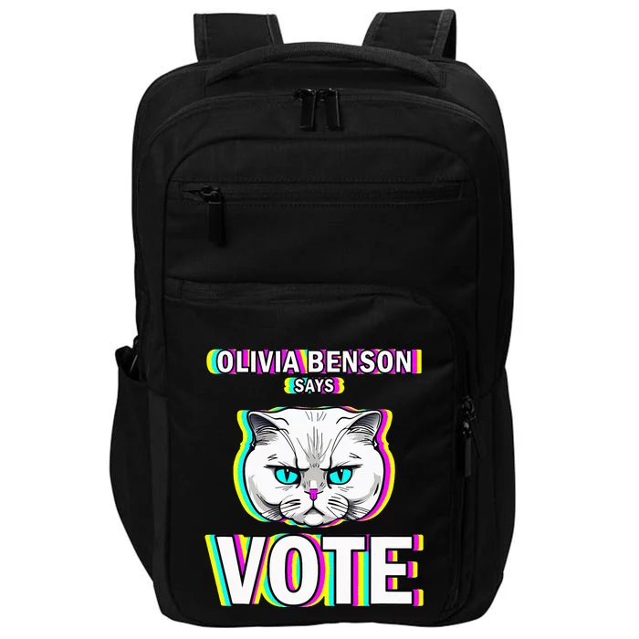 Olivia Benson Says Vote Impact Tech Backpack