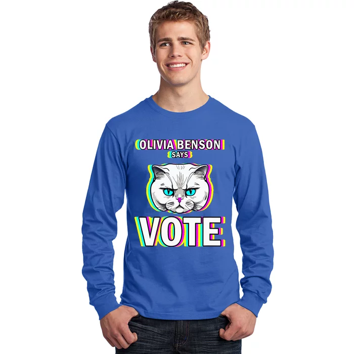 Olivia Benson Says Vote Long Sleeve Shirt