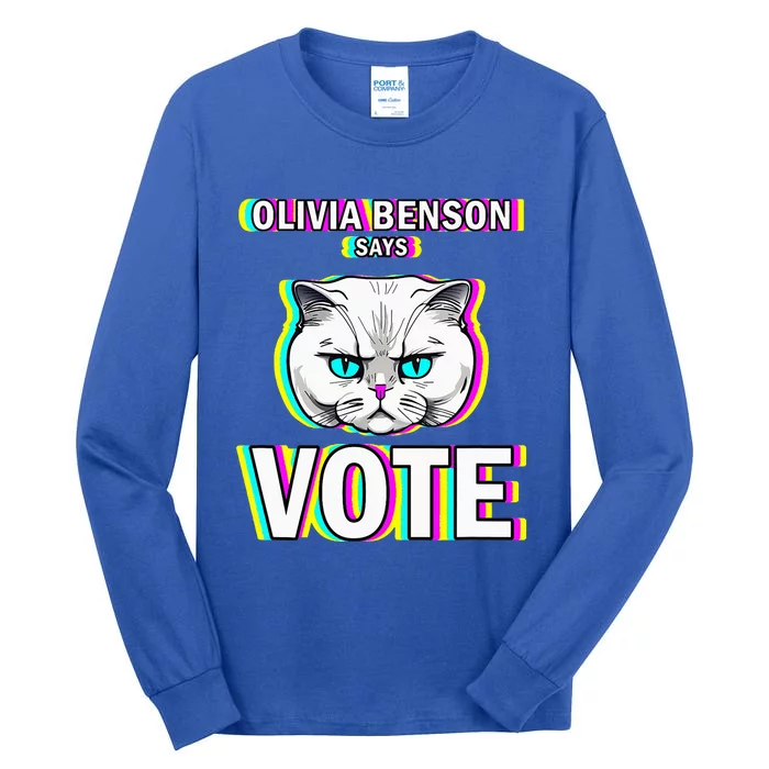 Olivia Benson Says Vote Tall Long Sleeve T-Shirt