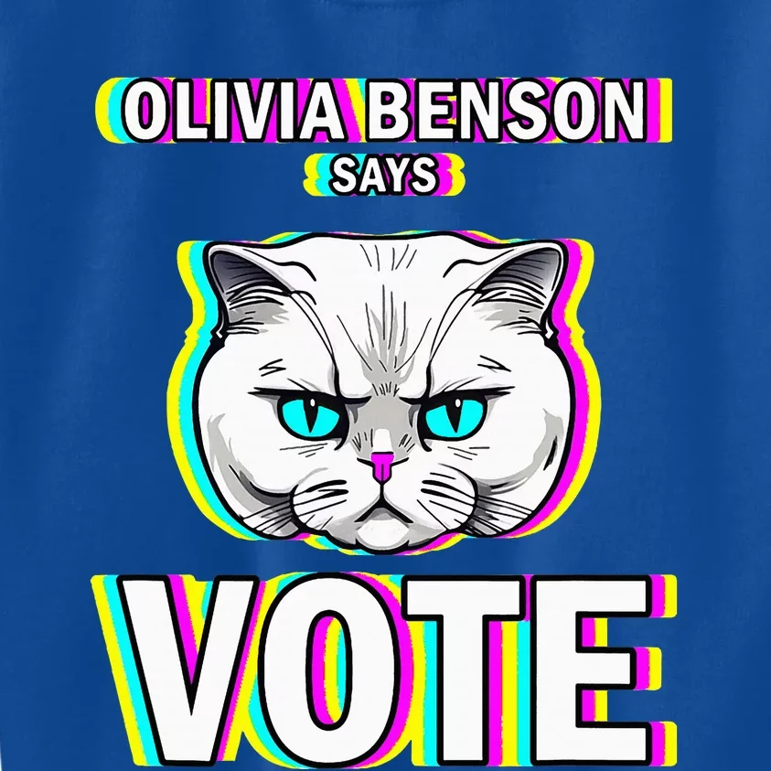 Olivia Benson Says Vote Kids Sweatshirt