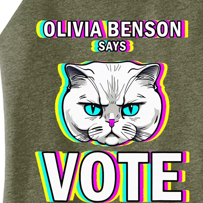 Olivia Benson Says Vote Women’s Perfect Tri Rocker Tank