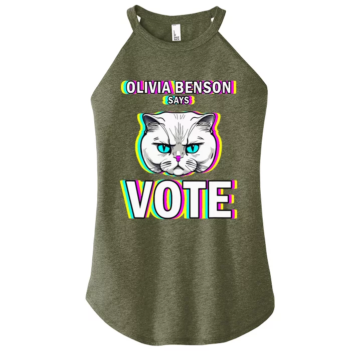 Olivia Benson Says Vote Women’s Perfect Tri Rocker Tank